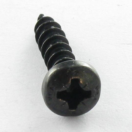 1 x Agglo houtschroeven VBA3 ronde kop Pozi 3,5X15 Zwart gegalvaniseerd staal