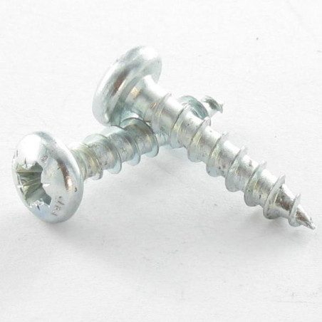 1 x Agglo houtschroeven VBA3 ronde kop Pozi 3,5X15 Zwart gegalvaniseerd staal