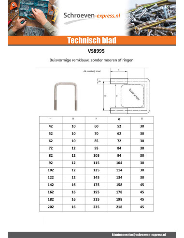 1 x Kabelklem rechte of platte bodem...