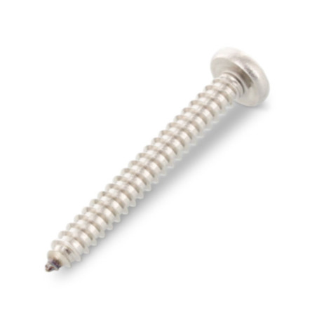 1 x Metaalplaatschroef bol cilinderkop 2.2X19 TORX T6 A4 RVS