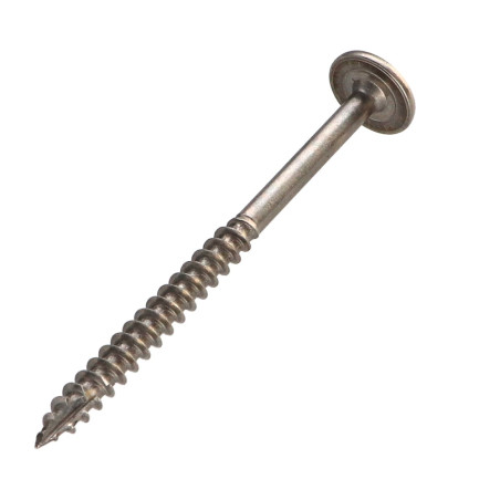 1 x Houtconstructieschroef schrijfkop RVS A2 4,5X65 bedraad op 36 TORX T20 kopdiameter 13