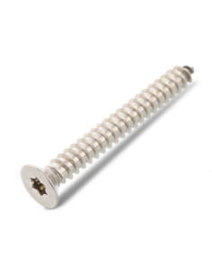 Metaalplaatschroef gefreesde kop 6.3X19 TORX T30 A4 RVS
