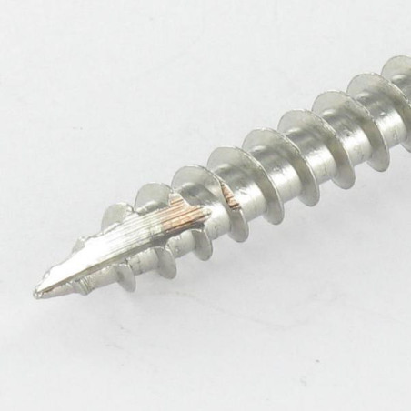 1 x Houtconstructieschroef schrijfkop RVS A2 10X320 bedraad op 105 TORX T40 kopdiameter 25
