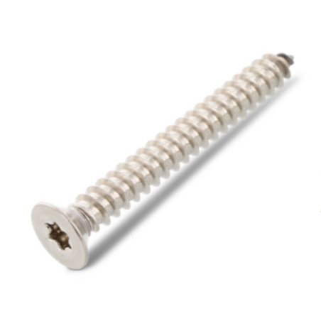 1 x Metaalplaatschroef gefreesde kop 3,5X13 TORX T15 A4 RVS