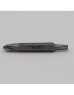 Bit dubbel Pozi PZ7 + TORX T20 lengte 50