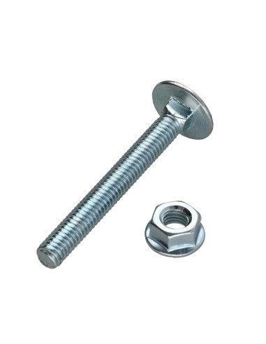 1 x Doos met 50 T.CAR 6X50 + 50 Moer kartel Wit...