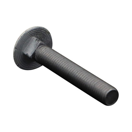 1 x Slotbouten M7X45 steek van100 Aluminium volledige draad RAL9010 zuiver wit 30%B