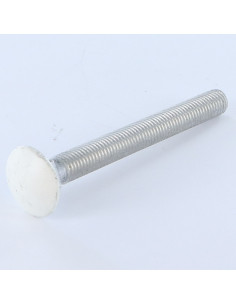 Slotbouten M6X50 volledige draad Aluminium Wit verzinkt...