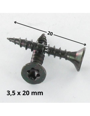 1 x Agglo houtschroeven gefreesde kop TORX T15...