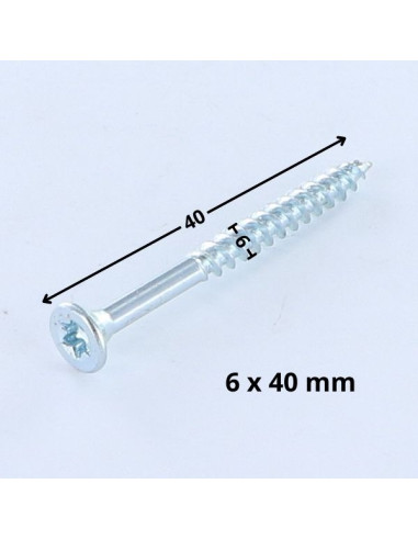 1 x Agglo houtschroeven gefreesde kop TORX T25...