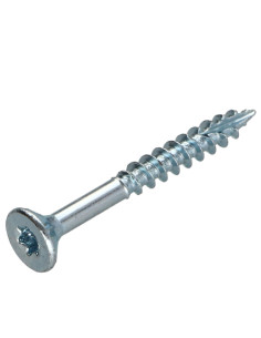 TEKOR houtschroeven gefreesde kop kartel 4X45 bedraad op...