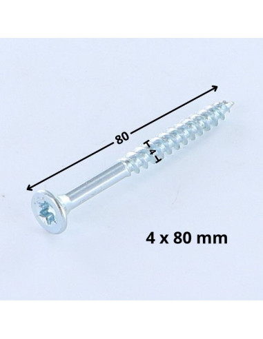 1 x Agglo houtschroeven gefreesde kop TORX T20...