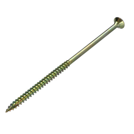 1 x TEKOR houtschroeven gefreesde kop kartel 6X140 bedraad op 70 TORX T30 ZBCR3+ anti-splijtpunt type 17 cut