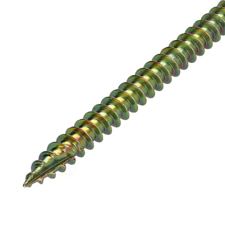 1 x TEKOR houtschroeven gefreesde kop kartel 6X140 bedraad op 70 TORX T30 ZBCR3+ anti-splijtpunt type 17 cut