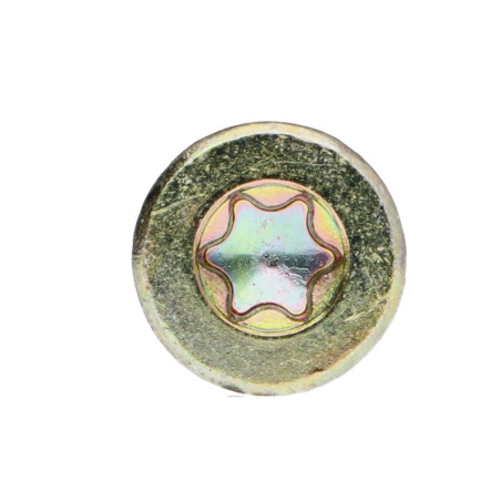 1 x TEKOR houtschroeven gefreesde kop kartel 6X140 bedraad op 70 TORX T30 ZBCR3+ anti-splijtpunt type 17 cut