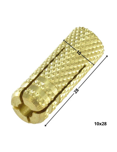 1 x Plug Messing 10X28 M8