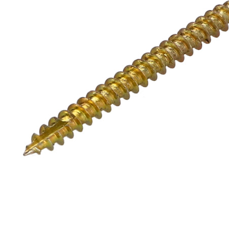 1 x TEKOR houtschroeven gefreesde kop kartel 4X70 bedraad op 42 TORX T20 ZBCR3+ anti-splijtpunt type 17 cut