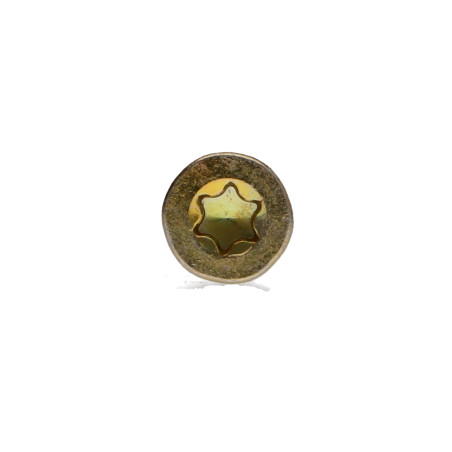 1 x TEKOR houtschroeven gefreesde kop kartel 4X70 bedraad op 42 TORX T20 ZBCR3+ anti-splijtpunt type 17 cut