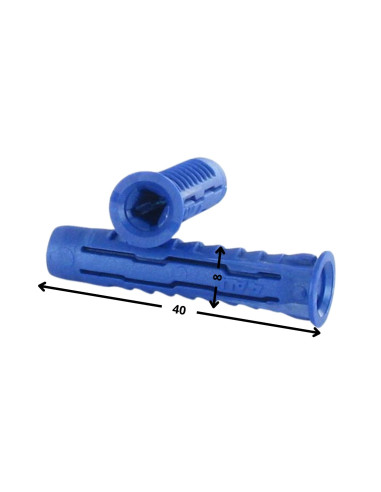 1 x Plug Nylon 8X40 4ALL RAWLPLUG