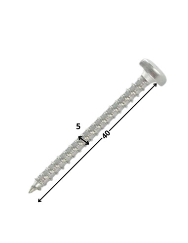 1 x Agglo houtschroeven ronde kop 5X40 TORX T25...