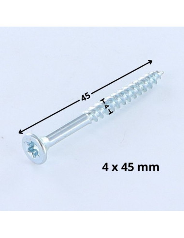 1 x Agglo houtschroeven gefreesde kop TORX T20...