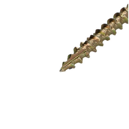 1 x TEKOR houtschroeven gefreesde kop kartel 4X35 volledige draad TORX T20 ZBCR3+ anti-splijtpunt type 17 cut