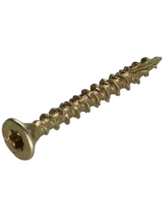 TEKOR houtschroeven gefreesde kop kartel 4X45 bedraad op...