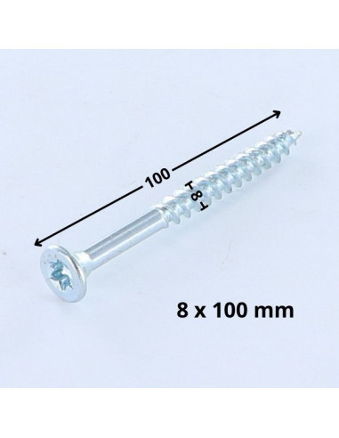 1 x Agglo houtschroeven gefreesde kop TORX T40...