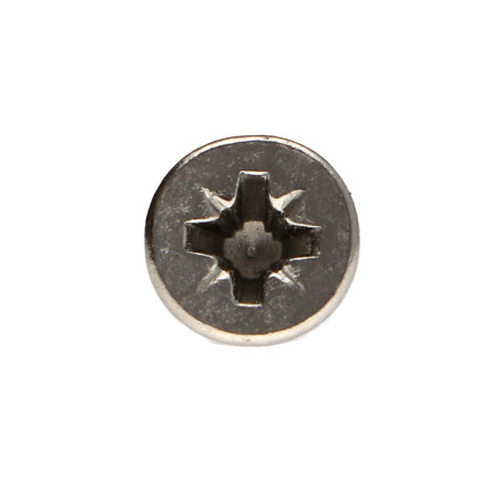 1 x Agglo houtschroeven gefreesde kop Pozi PZ7 4X16 volledige draad Nikkelstaal
