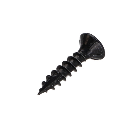 1 x Agglo houtschroeven gefreesde kop TORX T15 3,5X20 volledige draad Zwart gegalvaniseerd staal