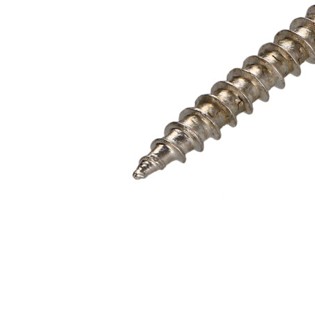 1 x Agglo houtschroeven gefreesde kop Pozi PZ7 4X30 volledige draad Nikkelstaal