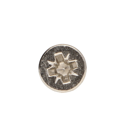 1 x Agglo houtschroeven gefreesde kop Pozi PZ7 4X30 volledige draad Nikkelstaal