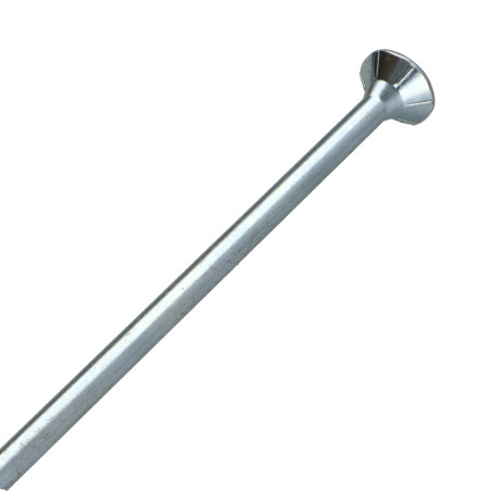 1 x Frameschroef TEKOR gefreesde kop kartel TORX T30 6X200 bedraad op 100 anti-splijtpunt type 17 cut Wit verzinkt staal