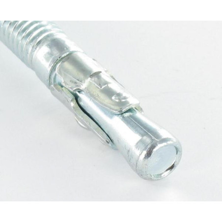 1 x Bout Verankering M10X80 Wit verzinkt staal