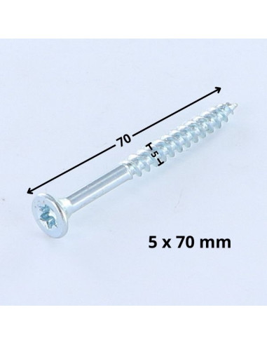1 x Agglo houtschroeven gefreesde kop TORX T25...