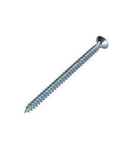 Agglo houtschroeven gefreesde kop Pozi 5X80 Wit verzinkt... 2