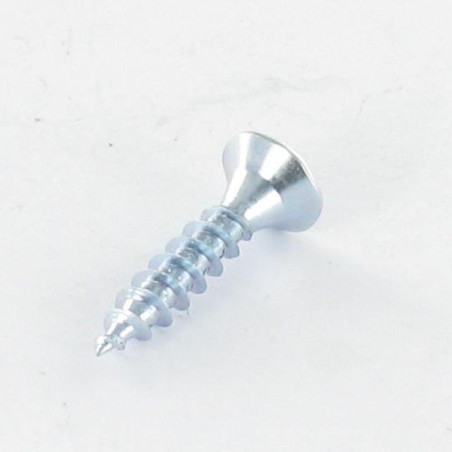 1 x Agglo houtschroeven gefreesde kop TORX T20 4X16 Wit verzinkt staal