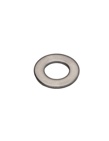 1 x Sluitring plat M5X10X1 Z RVS A2 Zwart
