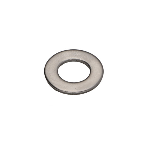 1 x Sluitring plat M5X10X1 Z RVS A2 Zwart