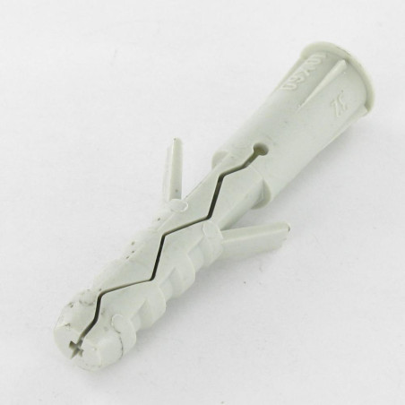 1 x Plug Nylon met kraag 6X30