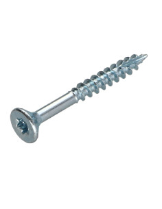 TEKOR houtschroeven gefreesde kop kartel 4X40 bedraad op...
