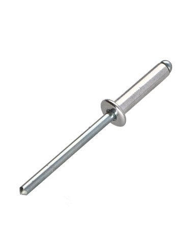 1 x Blindklinknagels Aluminium stang stål 6X10...