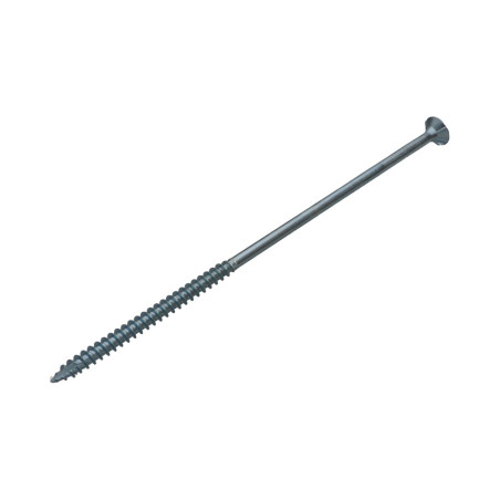 1 x TEKOR houtschroeven gefreesde kop kartel TORX T30 6X260 bedraad op 70 anti-splijtpunt type 17 cut