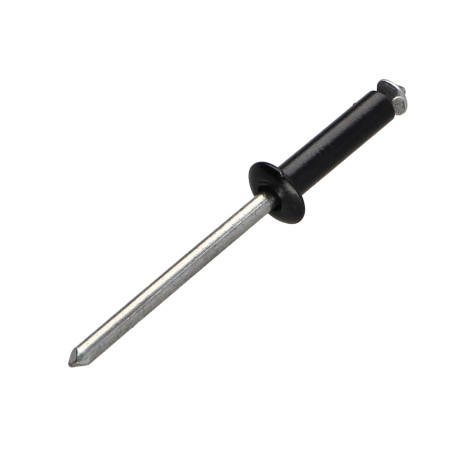 1 x Klinknagel GOSTAR Aluminium Staalstaaf Standaard ronde kop 4X16 Zwart
