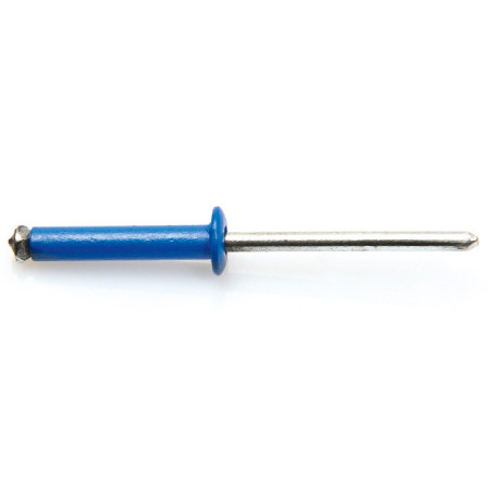 1 x Klinknagel GOSTAR Aluminium Staalstaaf Standaard ronde kop 4X25 blauw