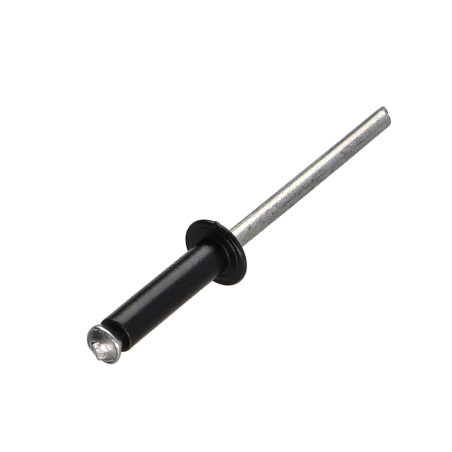 1 x Klinknagel GOSTAR Aluminium Staalstaaf Standaard ronde kop 4X30 Zwart