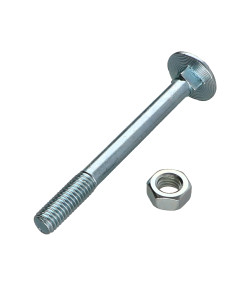 Slotbouten M8X80 bedraad op 22 gedeeltelijke draad Wit... 2