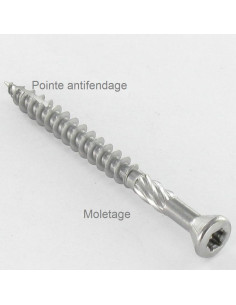 Vlonderschroeven TEKOR gefreesde bolkop TORX T20 4,5X80... 2