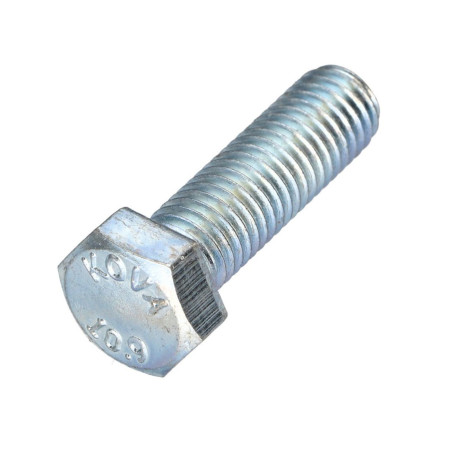 1 x Metalen schroeven zeskantkop TH steek links M10X40 klasse 10.9 geomet staal