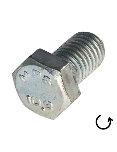 1 x Metalen schroeven zeskantkop TH steek links...
